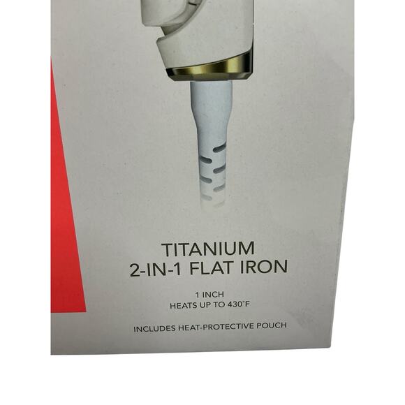GSQ By Glamsquad, Titanium 2-IN-1 Flat Iron FREE SHIPPING New - Picture 3 of 16